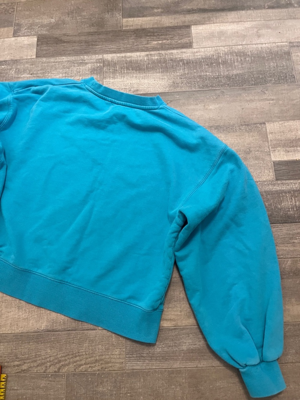 Wonder Woman Teal Graphic Crewneck Sweatshirt - Women's Sweater - Picture 6 of 8